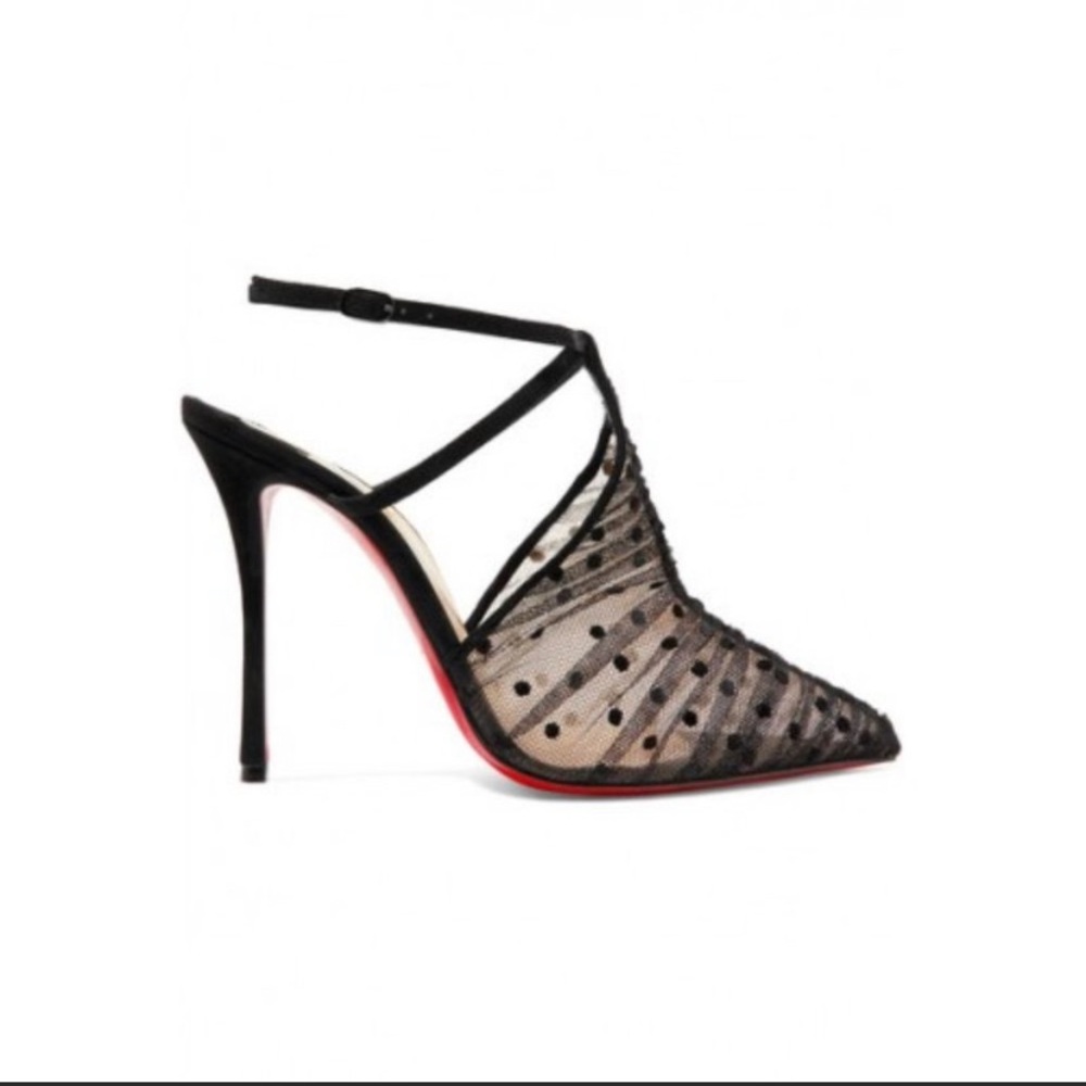 Christian Louboutin Acide Lace 100 Rete/plum